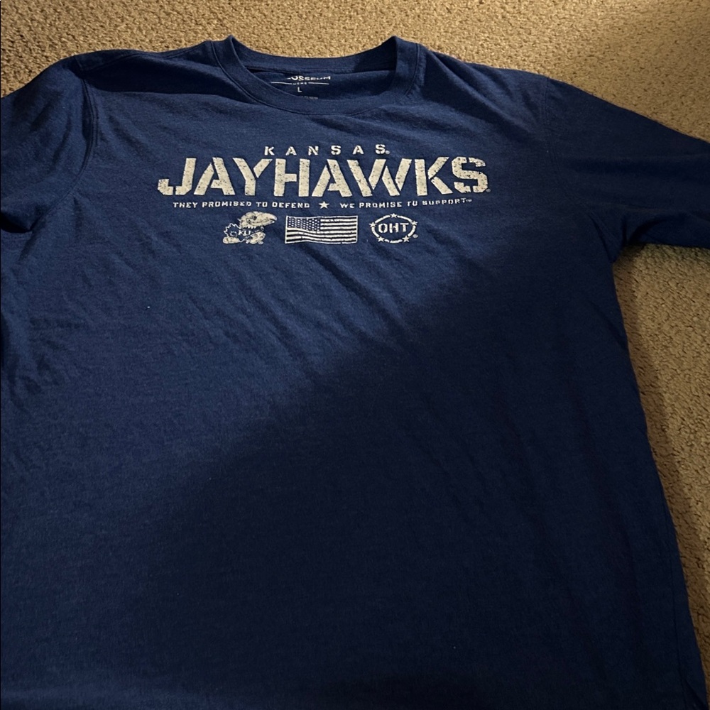 Kansas Jayhawks Blue T-Shirt